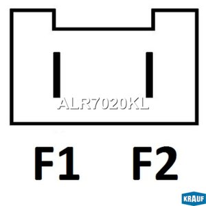 Изображение 3, ALR7020KL Генератор ЗИЛ-131, УРАЛ-375 14В 90А KRAUF