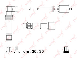 Изображение 1, SPE8030 Провод высоковольтный VW Passat (97-) комплект LYNX