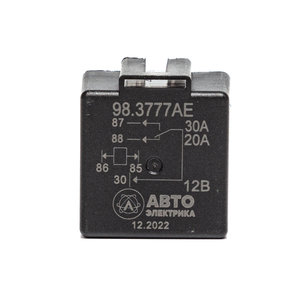 Изображение 4, 98.3777 АЕ Реле электромагнитное 12V 5-ти контактное с кронштейном AVTOELECTRICA
