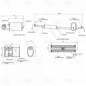 Изображение 2, EMM0102 Глушитель ВАЗ-1111 Н/О TRIALLI