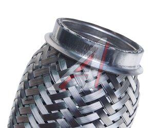 Изображение 2, ELVW45X100 Гофра глушителя 45Х100 в 3-ой оплетке interlock PATRON