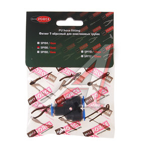 Изображение 2, RF-SPY06 Фитинг для пластиковых трубок Y-образный 6мм ROCKFORCE