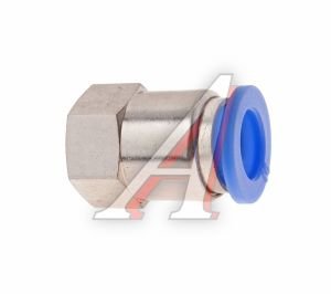 Изображение 1, PCF M12x1.25 d=10 Соединитель трубки ПВХ, полиамид d=10мм (внутренняя резьба) М12х1.25 прямой металлический