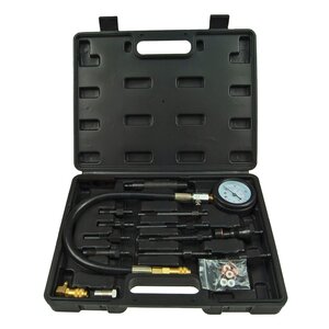 Изображение 3, LG-14716 Компрессометр дизель грузовых автомобилей с адаптером 15 предметов в кейсе LIGE