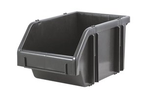 Изображение 1, 65696 Лоток складской 490х310х190мм черный FIT