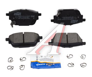 Изображение 1, KWBP0159 Колодки тормозные GAC GS8 (23-) задние (4шт.) KORWIN