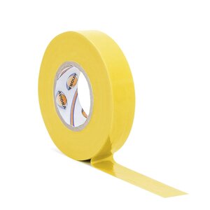 Изображение 2, 305-033 Изолента ПВХ желтая 19x0.165мм 20м профессиональная морозостойкая AVIORA