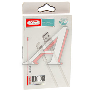 Изображение 2, NB156 White Кабель iPhone (5-) 2.4A 1м белый XO