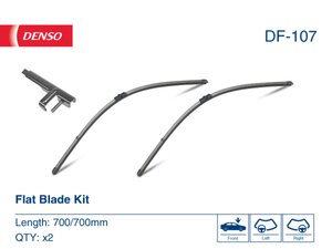 Изображение 7, DF-107 Щетка стеклоочистителя VW Sharan, Touran SEAT FORD 700/700мм комплект DENSO