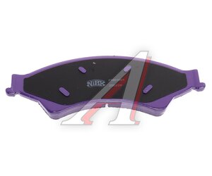 Изображение 5, PN51001 Колодки тормозные FORD Ranger (11-) передние (4шт.) NIBK