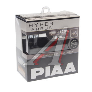 Изображение 1, HE-904-H8 Лампа 12V H8 35W +120% бокс (2шт.) Hyper Arros PIAA