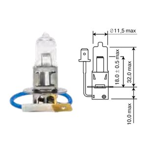 Изображение 1, 52350 Лампа 12V H3 100W PK22s МАЯК