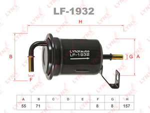 Изображение 1, LF1932 Фильтр топливный TOYOTA Land Cruiser Prado LYNX