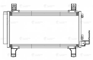 Изображение 4, LRAC2510 Радиатор кондиционера MAZDA 6 (02-) LUZAR