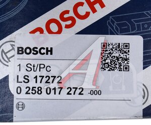 Изображение 6, 0258017272 Датчик кислорода SUZUKI SX4 (06-) BOSCH