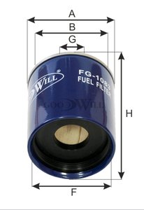 Изображение 3, FG1083 Фильтр топливный LIEBHERR GOODWILL