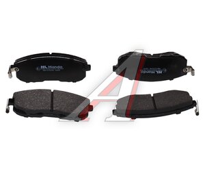 Изображение 2, MBF015246 Колодки тормозные NISSAN Cube (08-), Tiida (04-) передние (4шт.) MANDO