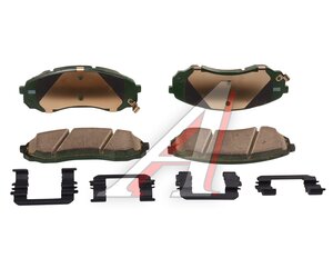 Изображение 1, 58101-4HA30 Колодки тормозные HYUNDAI Starex H-1 (07-) передние (4шт.) OE