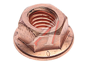 Изображение 2, 247-130 Гайка М8х1.25х8 омедненная с фланцем ELRING