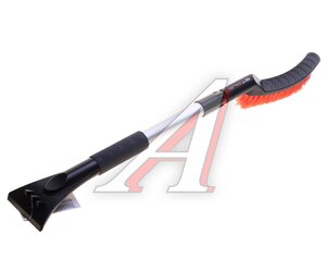 Изображение 2, 55304 Щетка со скребком телескопическая 72-100см серо-оранжевая STELS