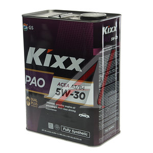 Изображение 1, L209044TE1 Масло моторное PAO A3/B4 5W30 синт.4л KIXX