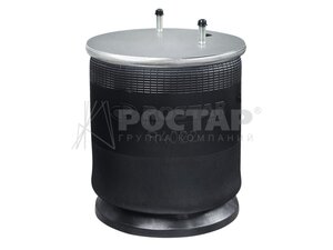 Изображение 1, R4022DGL05 Пневморессора SAF (пластиковый стакан, 2шп.M12 смещены, 1отв.M22х1.5, низ отв.M16мм) ROSTAR