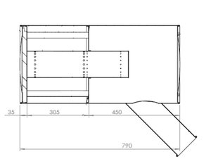 Изображение 2, 28433 Глушитель IVECO EuroTech (ЕВРО-1) E-line DINEX