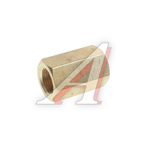 Изображение 1, T-130 Переходник тормозных трубок WP М12x1.0/m12x1.0,  L=30мм,  S=17