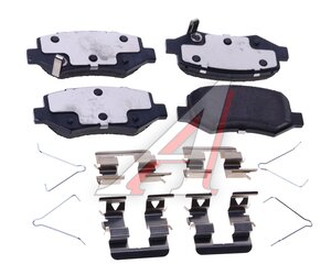 Изображение 1, 1BA0B3020 Колодки тормозные FAW X40 задние (4шт.) OE