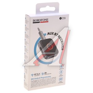 Изображение 3, BC55 black Адаптер Bluetooth автомобильный BOROFONE