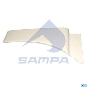 Изображение 2, 18200053 Накладка MAN крыла переднего правого SAMPA