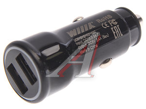 Изображение 1, UCC-5-2-02-ANT Устройство зарядное в прикуриватель 2USB 12V WIIIX