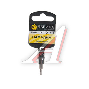 Изображение 1, ER-93202H Бита-головка 1/4" TORX T10х37мм с держателем ЭВРИКА