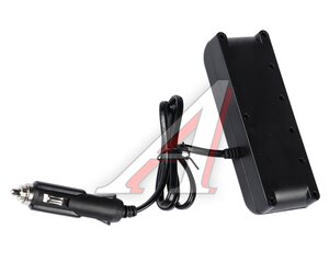 Изображение 2, NO.1525 Разветвитель прикуривателя 4-х гнездовой 12-24V 2USB OLESSON