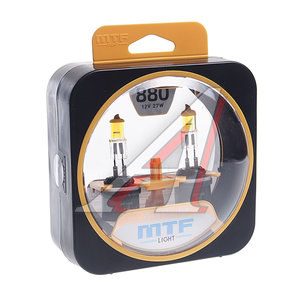 Изображение 1, HAU1280 Лампа 12V H27(880) 27W бокс (2шт.) Aurum MTF