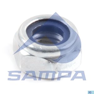 Изображение 2, 104.107 Гайка стремянки КАМАЗ-5490 MAN (M10x1.5) SAMPA