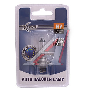Изображение 1, 1007090 Лампа 12V H7 55W PX26d +30% 3200K блистер (1шт.) XENITE