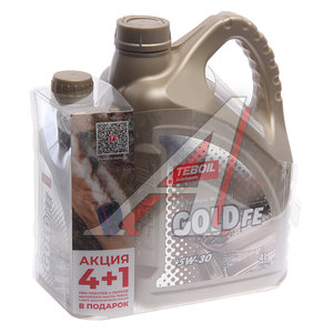 Изображение 1, 3470594P Масло моторное GOLD FE 5W30 синт.4+1л TEBOIL