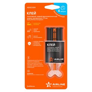 Изображение 1, ADGC004 Клей эпоксидный двухкомпонентный 4-минутный AIRLINE