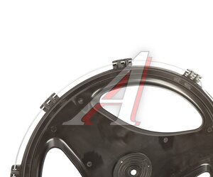 Изображение 3, МК-ПЛ-Л03 Колпак колеса R-22.5 заднего пластик (черный) Лучи ТТ