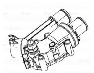 Изображение 7, LT10122 Термостат LAND ROVER Freelander 2, Range Rover Evoque LUZAR