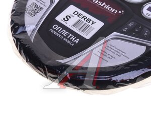 Изображение 3, 31688 Оплетка руля (S) 35-37см черно-красная экокожа CARFASHION