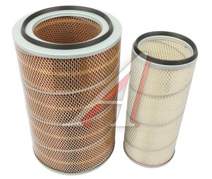 Изображение 1, KLX-0AT15 Фильтр воздушный KOMATSU KATO комплект PINGYUAN