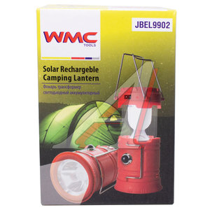 Изображение 4, WMC-JBEL9902 Фонарь светодиодный аккумуляторный (торц.свет:1LED/50LUM, бок.свет:6LED/30LUM) WMC TOOLS
