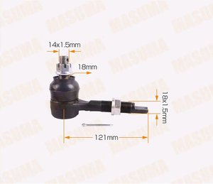 Изображение 2, ME-9814L Наконечник рулевой тяги TOYOTA Avensis (03-) левый MASUMA