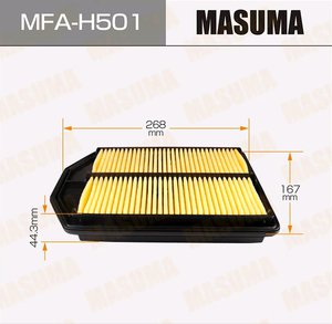 Изображение 2, MFA-H501 Фильтр воздушный HONDA CR-V MASUMA