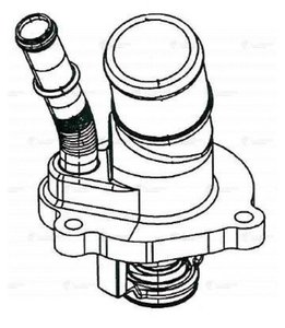 Изображение 8, LT1755 Термостат SSANGYONG Actyon (12-) (G20) LUZAR