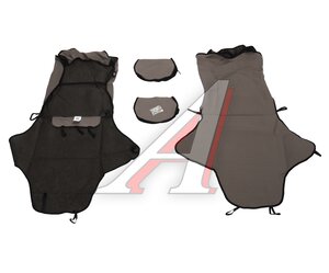 Изображение 2, MAI00051 Авточехлы (майка) на передние сиденья полиэстер темно-серый (4 предм.) Sprint AZARD