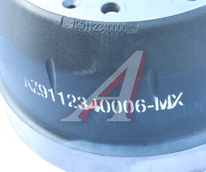 Изображение 6, AZ9112340006-MX Барабан тормозной SITRAK HOWO задний MOVELEX