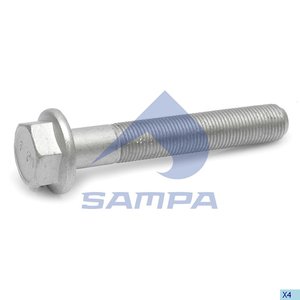 Изображение 2, 102479 Болт MAN крепления опоры кабины (М16x100x1.5мм) SAMPA